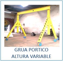 Grua Portico Altura Variable